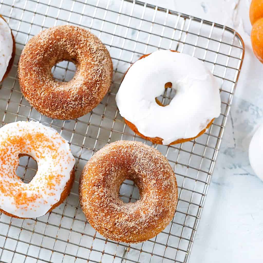 Vegan Molasses Cake Donuts - Grain-Free, Paleo Option