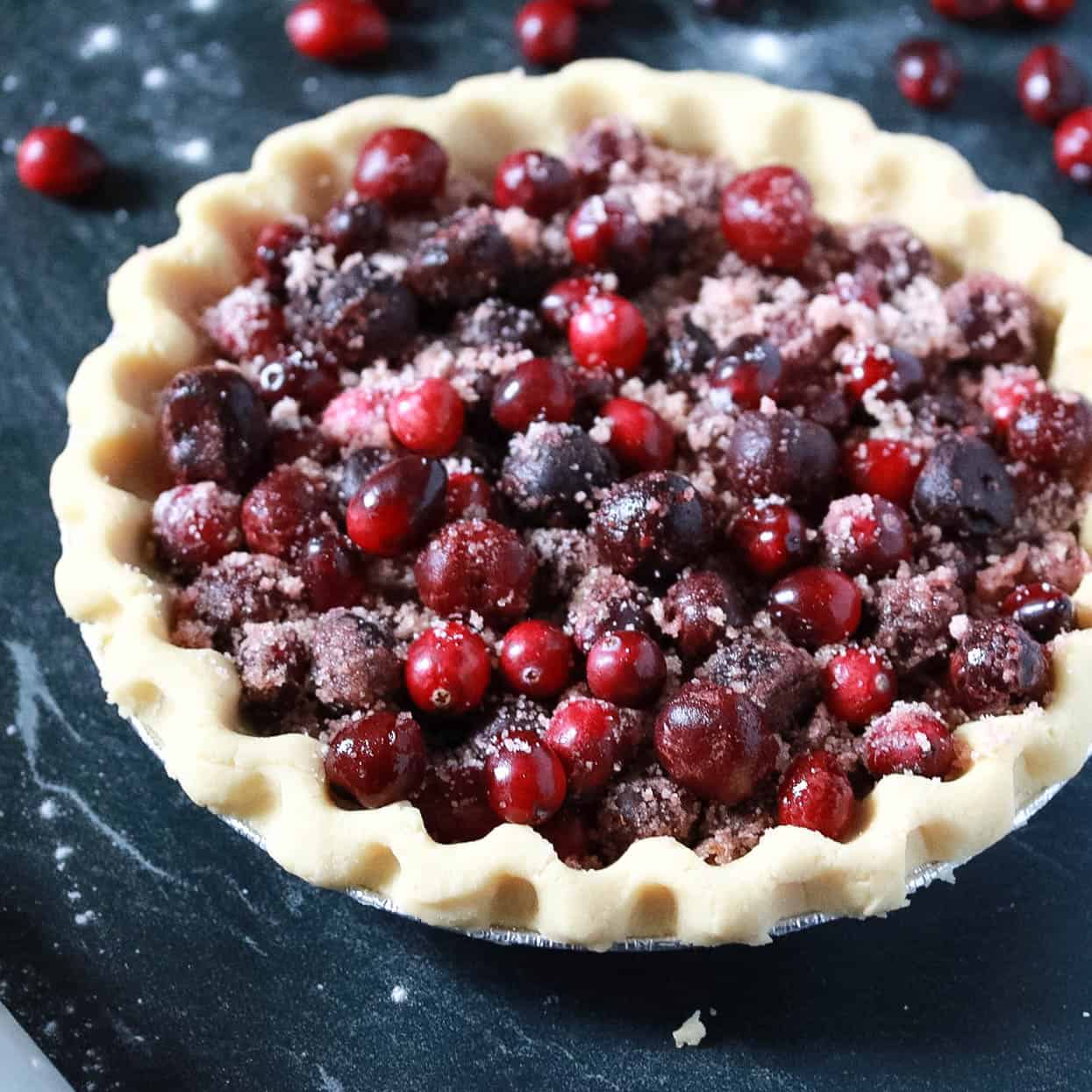 Cranberry-Cherry Pie (Grain-Free and Dairy-Free)