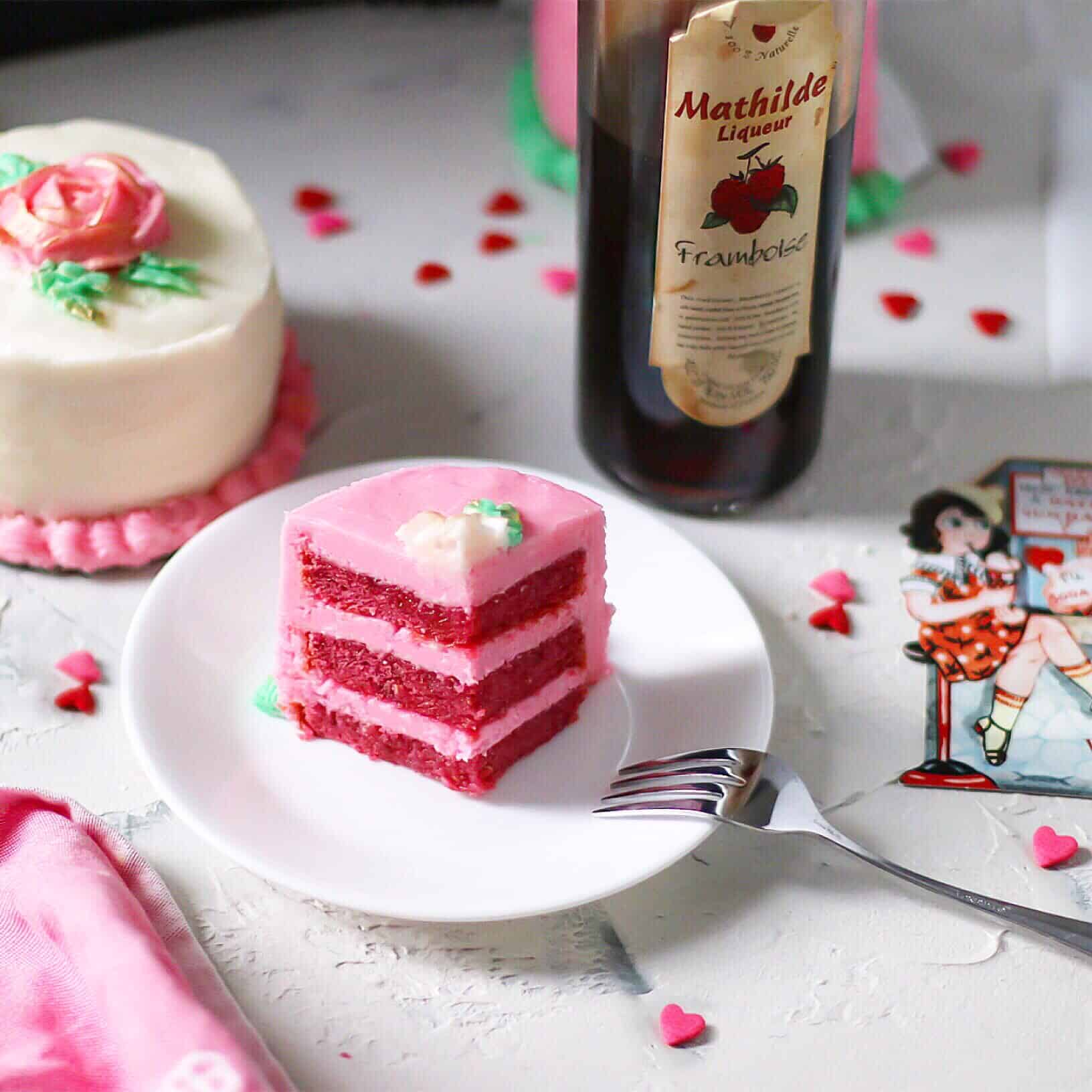 Raspberry ‘N Cream Mini Cakes