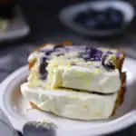 low carb lemon blueberry bread