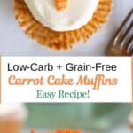 Keto Carrot Cake Muffin Pin