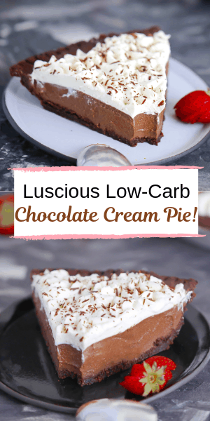 Luscious Low-Carb Chocolate Cream Pie Pin