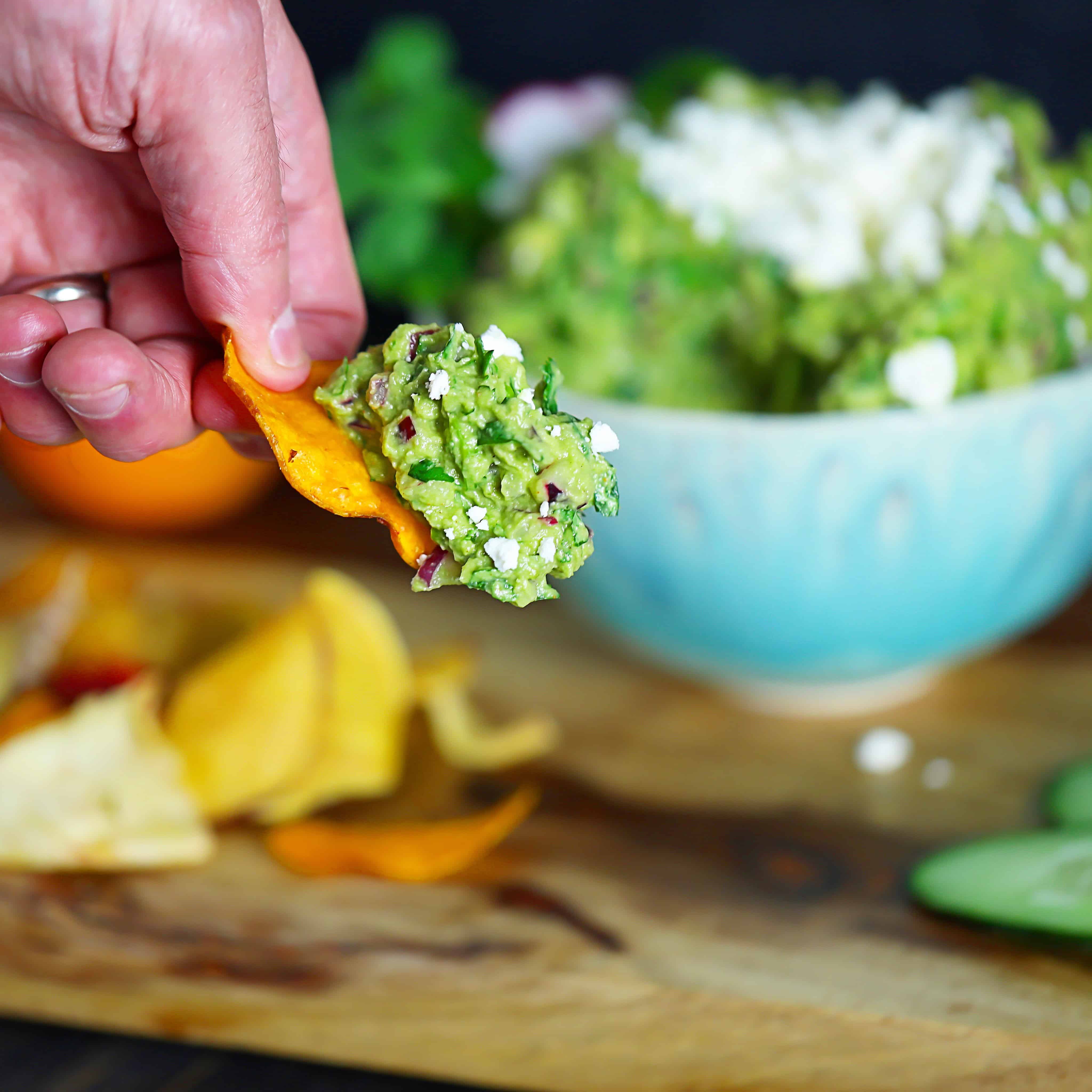 Guacamole with Terra Chip