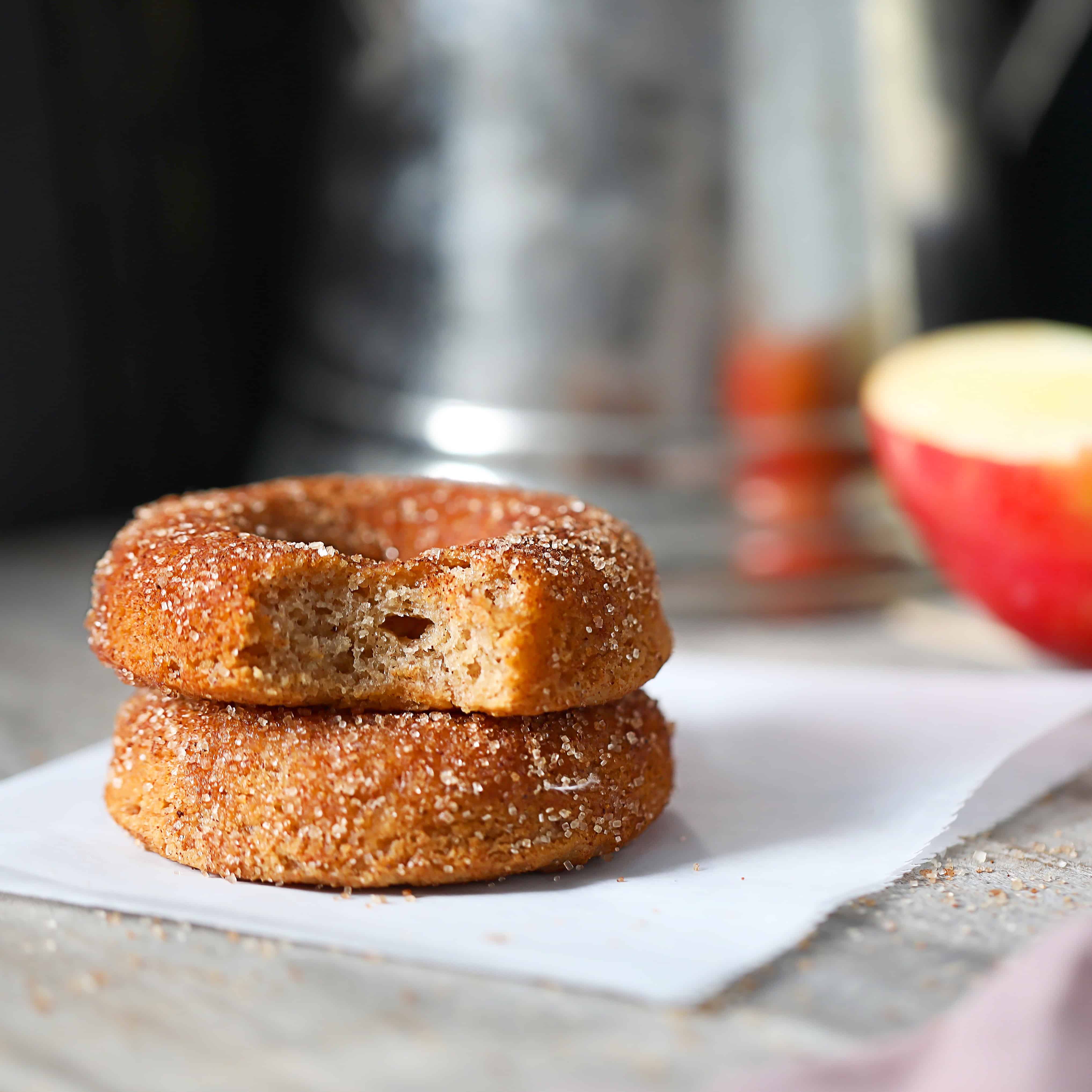 cinnamon apple veganpaleo donuts