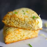 low-carb cheddar/chive scones