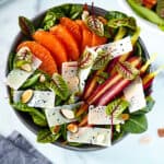 Winter Salad with toasted almonds