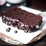 Chocolate Bread Slice With Chocolate Chips