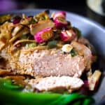 Pork Chop Roasted With Bok Choy