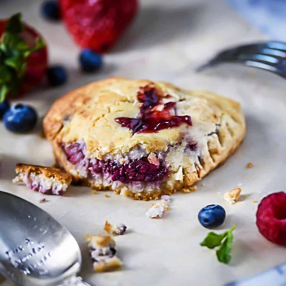 Low-Carb + SCD Berry Hand Pies
