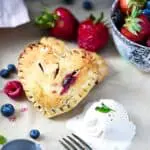 SCD Hand Pies with mixed berries and mint