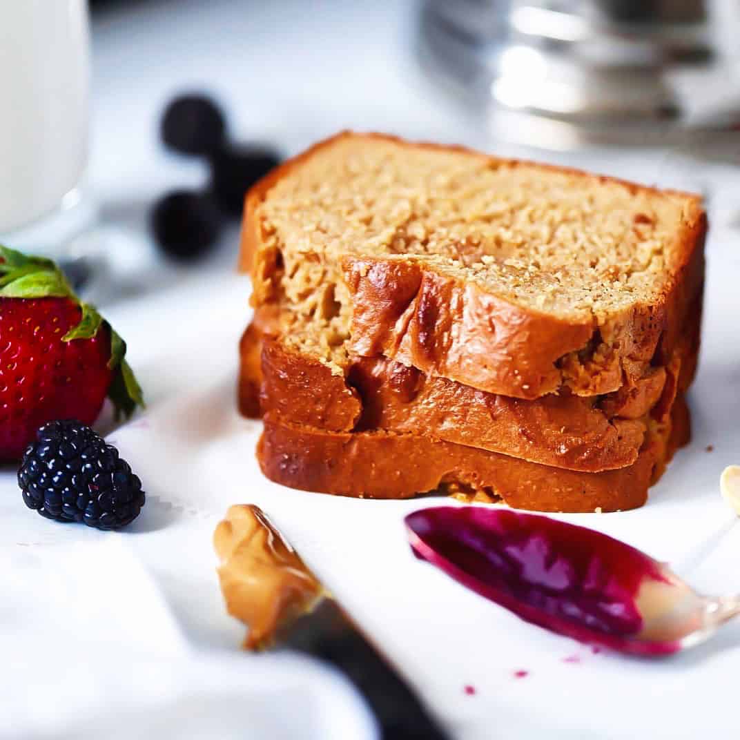 SCD Peanut Butter Quick Bread With Jam