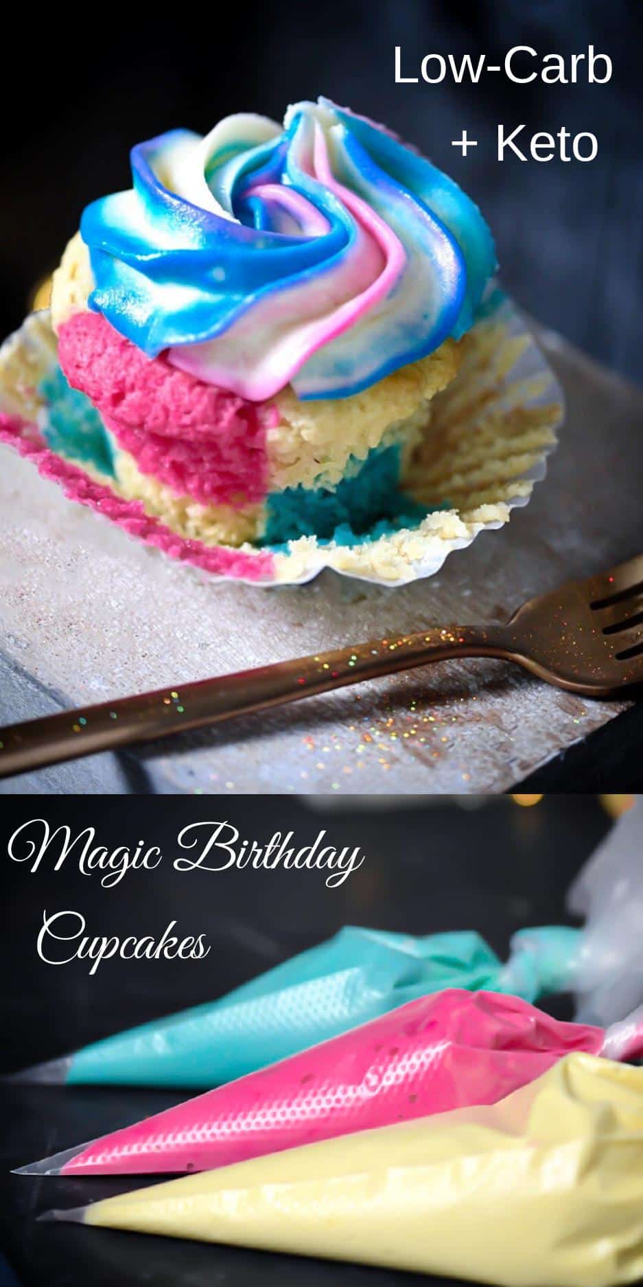 Keto Magic Birthday Cupcake Pin