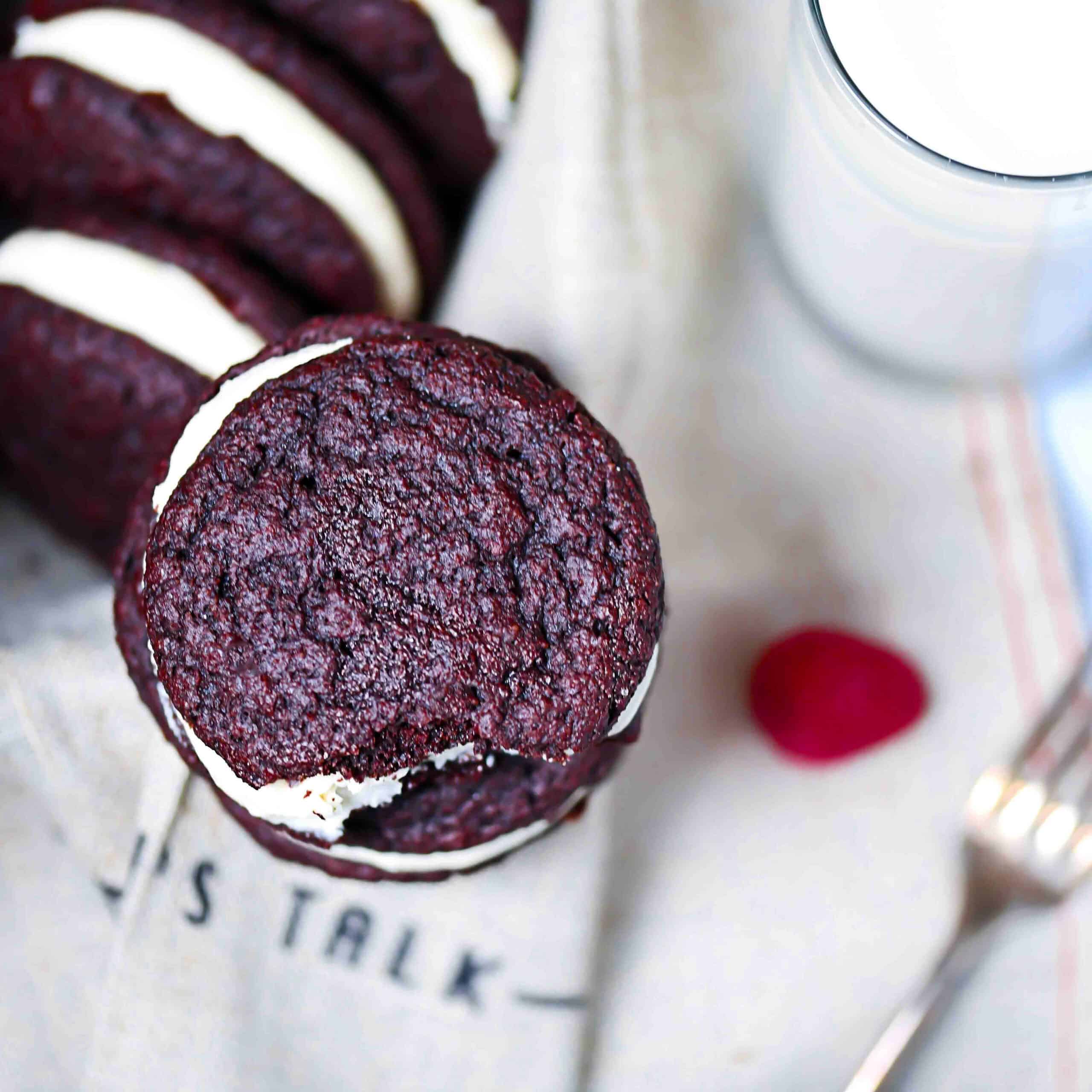 low-carb whoopie pies overhead photo