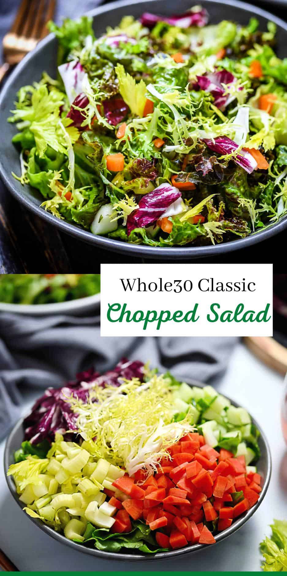 Chopped Salad Pinterest Pin