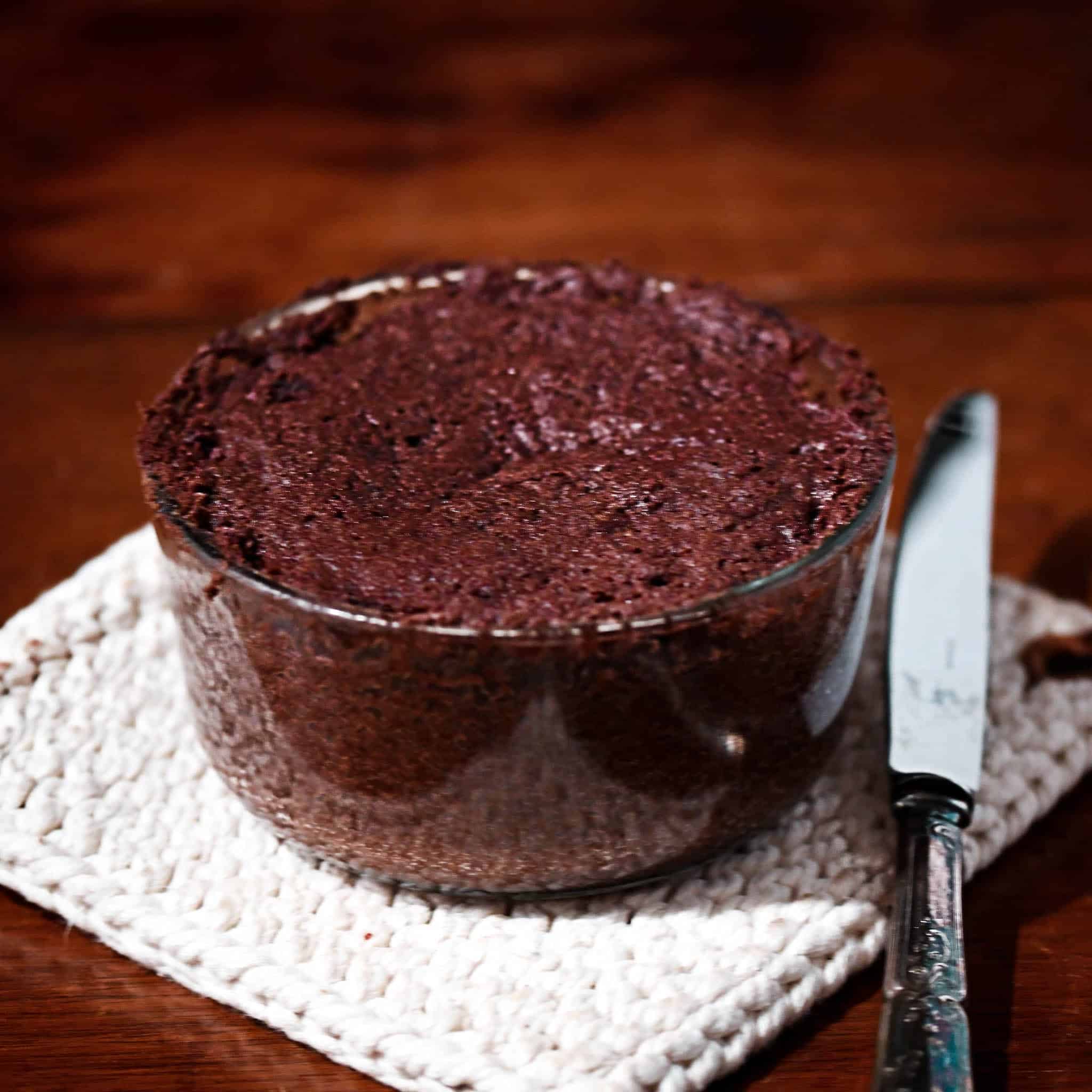 Microwave Chocolate Cake Instructional Photo