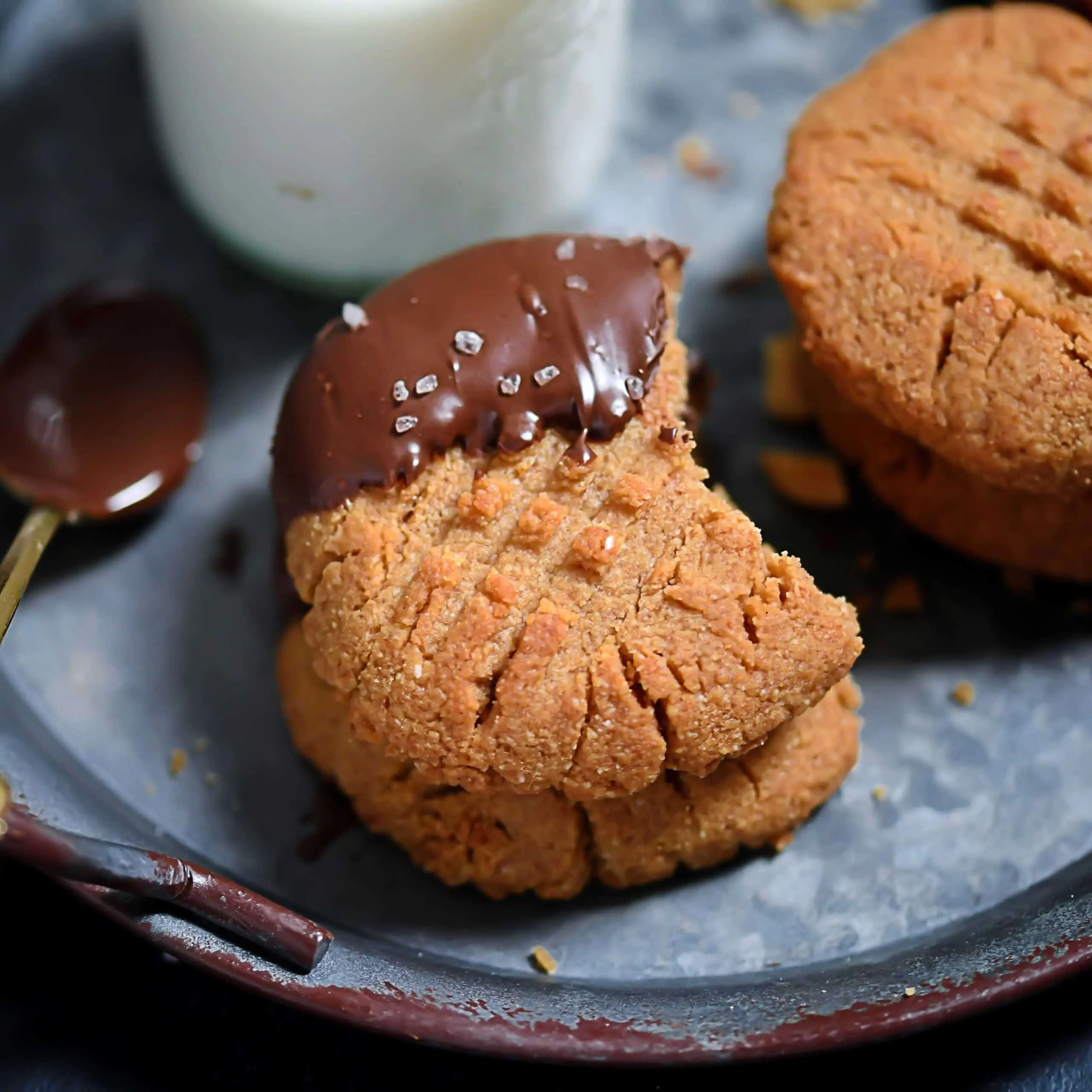SCD Option, Keto Soft Baked Peanut Butter Cookie Recipe