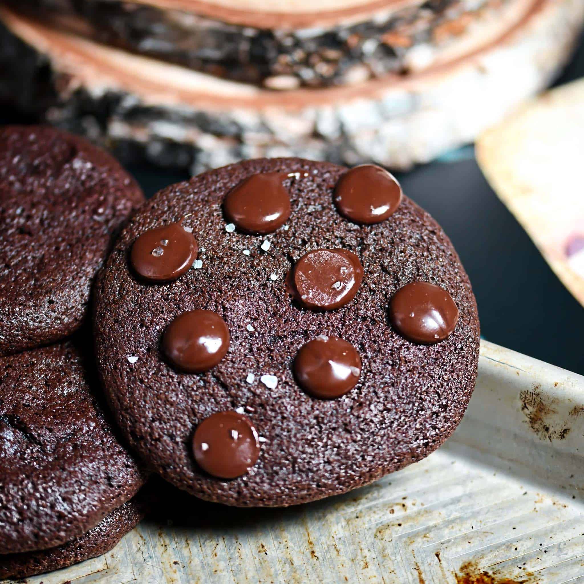 Gluten-Free Double Chocolate Chip Cookies