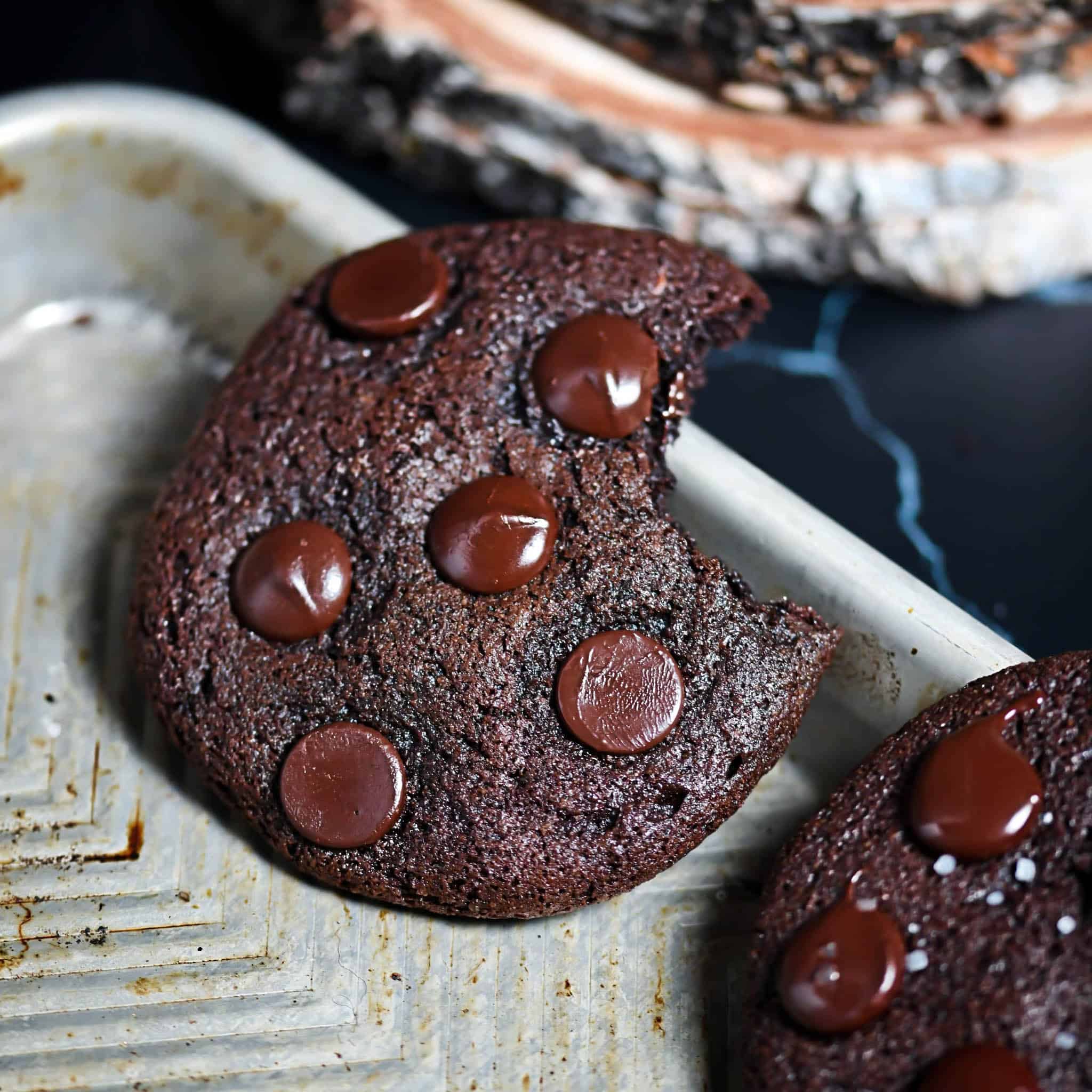 Brownie Cookies On Cookie Tin